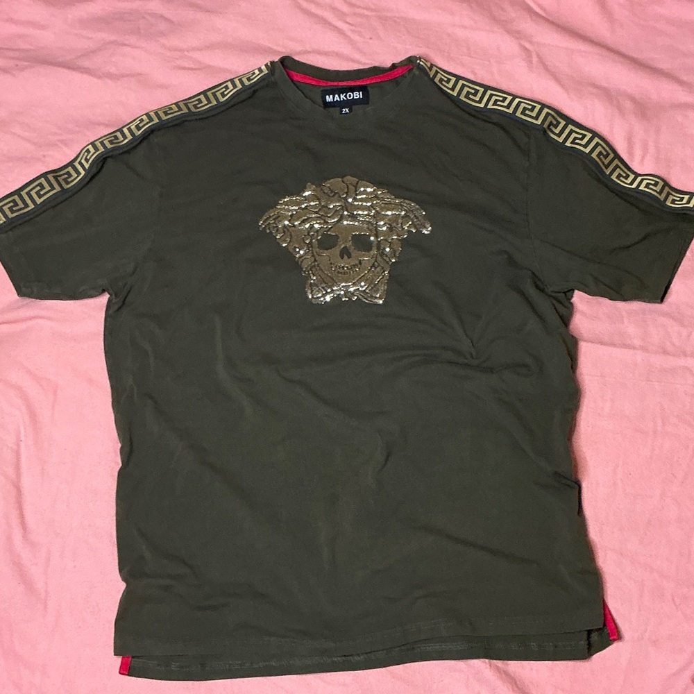 Makobi Dark Olive Medusa Tee